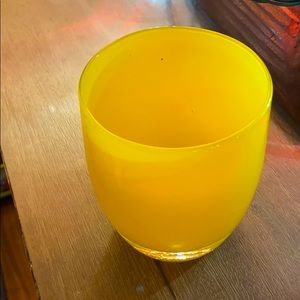 Glassybaby Candle holder with blown glass